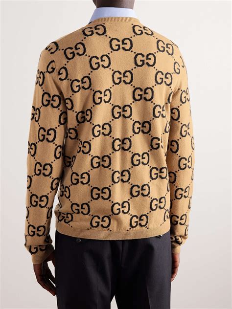 gucci wool jacquard sweater